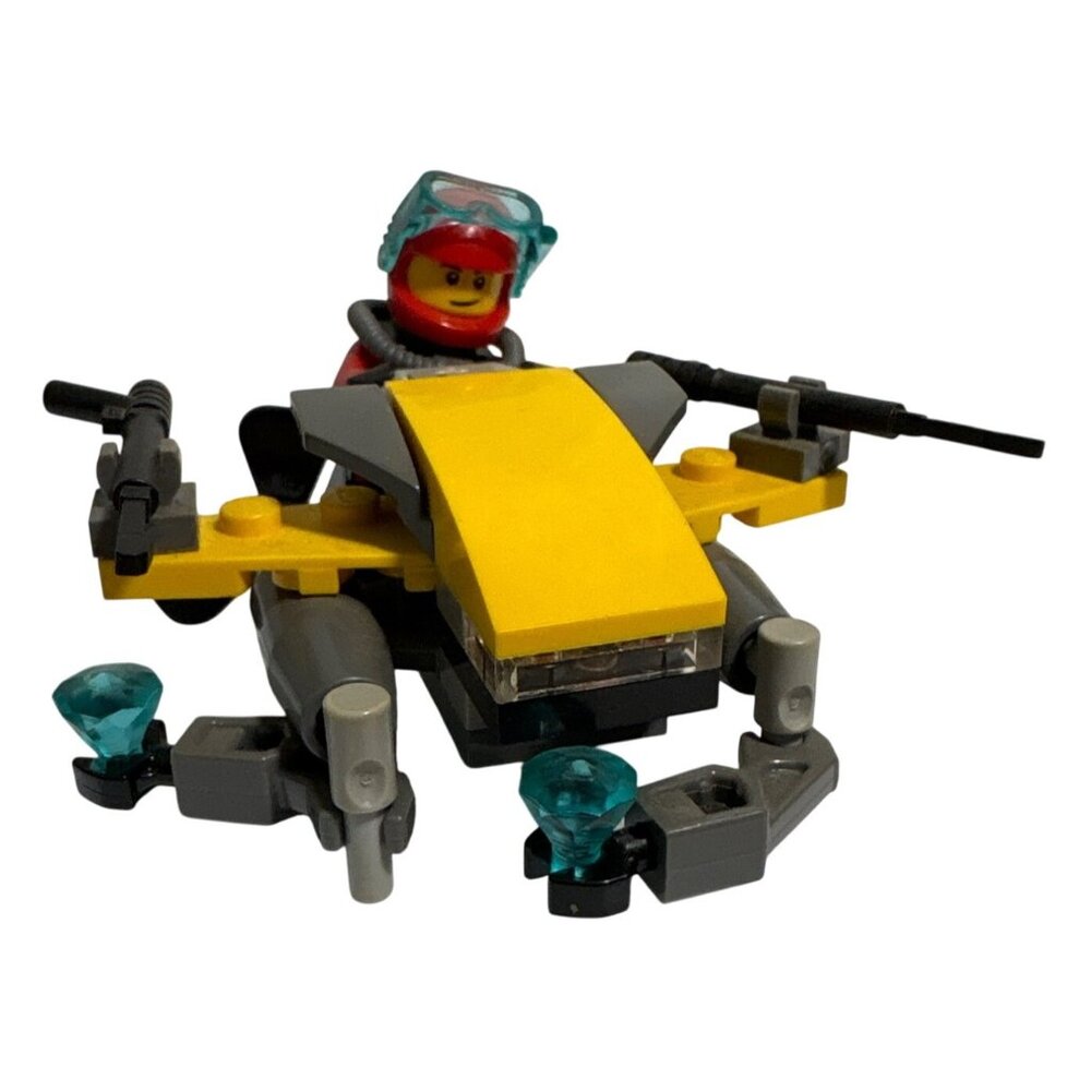 Lego City Deep Sea Scuba Scooter (60090) Incomplete Set